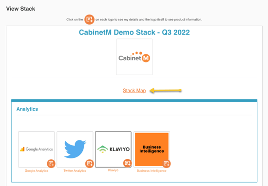 Stack Map view